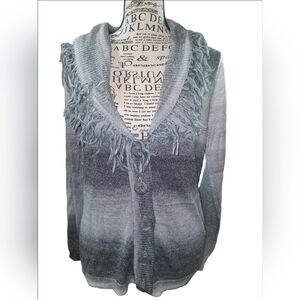 Notations‎ Medium Cardigan Gray And Black